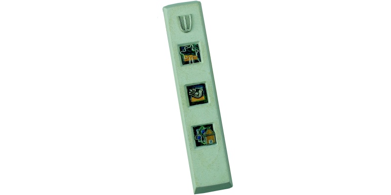 Abstract Mezuzah - Medium 10cm
