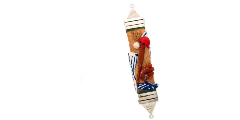 Baseball Mezuzah
