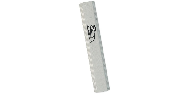 Classic Mezuzah in Silver - Large