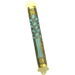 Delicate Tree of Life Mezuzah with Patina - Medium