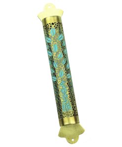 Delicate  Tree of Life Mezuzah with Patina - Small