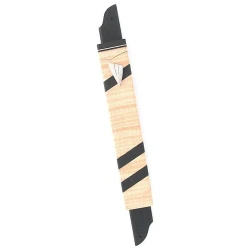 Diaginal Stripes Wooden Mezuzah
