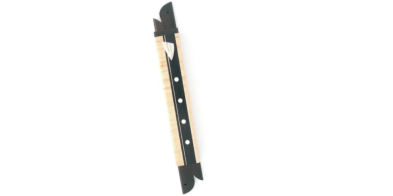 Dotted Wood Mezuzah