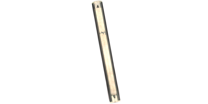 Durable Window Mezuzah Black Trim - Extra Large
