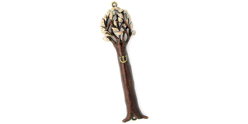 Enamel Tree of Life Mezuzah