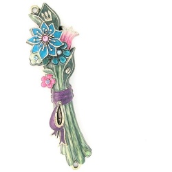 Flower Bouquet Mezuzah