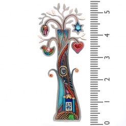 Funky Symbols Tree of Life Mezuzah