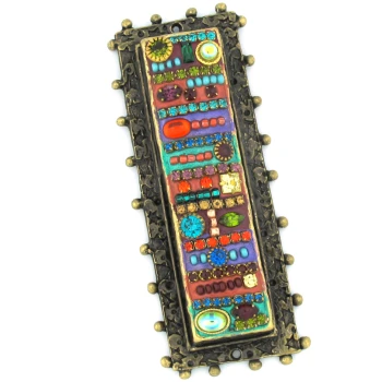 Intricate Framed Mezuzah