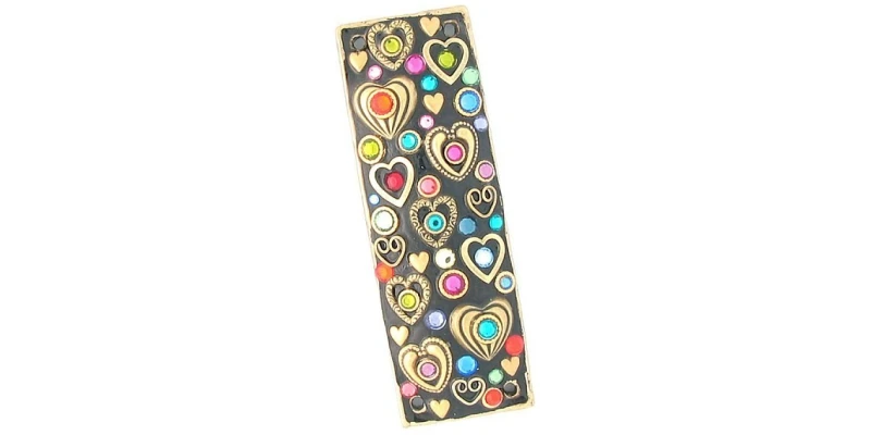 Intricate Hearts Mezuzah
