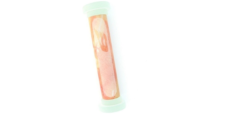 Jerusalem Stone Pillar Mezuzah Medium