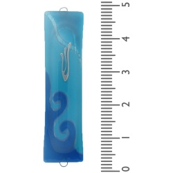 Light-Blue-Waves-Glass-Mezuzah-423011-1