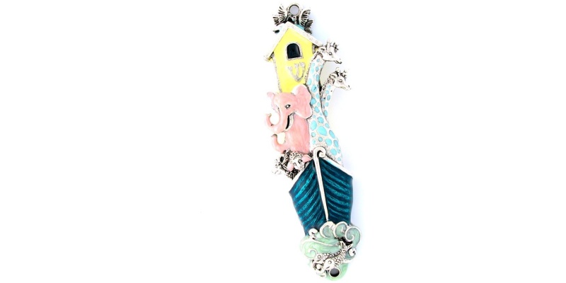 Little Noah's Ark Mezuzah