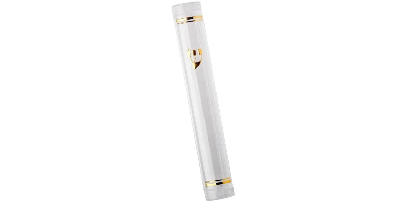 Lucite Mezuzah Case Waterproof - Large