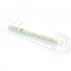 Lucite-Mezuzah-Case-with-Silver-Accents-Small-061705-1