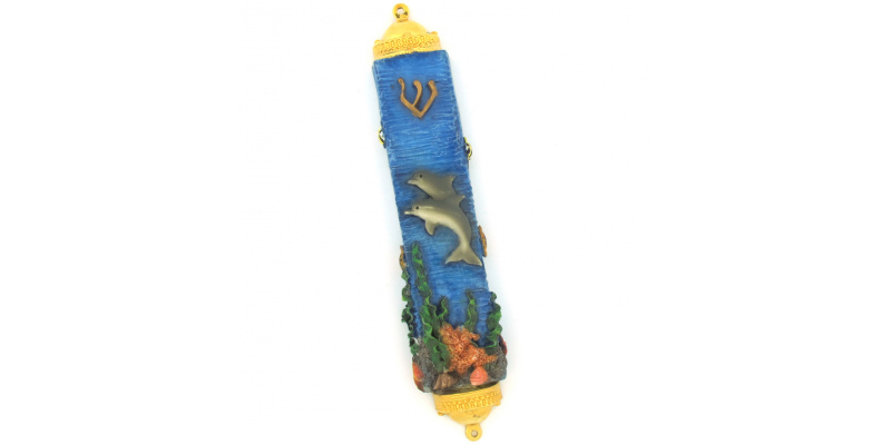 Marine World Resin Mezuzah