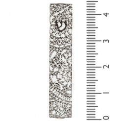 Metal Lace Ornamented Mezuzah