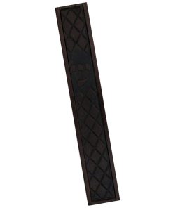 Mezuzah with Rhombus Patterned Leather - 2XL