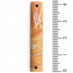 Natural Marble Mezuzah - Small