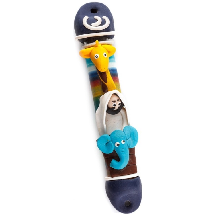 Noahs' Ark Fimo Mezuzah