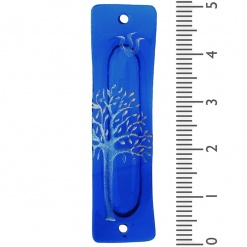 Recycled-Bottle-Mezuzah-Blue-with-Silver-Tree-of-life-423414-1
