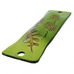 Recycled-Bottle-Mezuzah-Green-with-Gold-wheat-design-423418-2