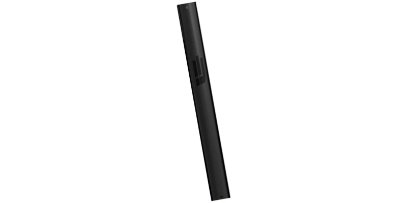 Sandblasted Metal Mezuzah in Black - X Large