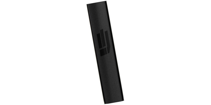 Sandblasted Mezuzah in Black - Small