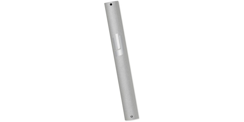 Sandblasted Mezuzah in Silver - Large