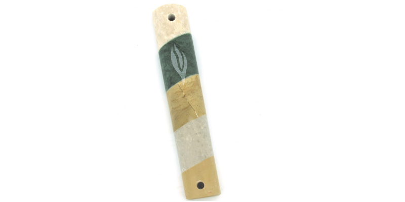 Striped Marble Mezuzah
