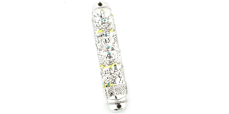 Walls of Jerusalem Mezuzah by Art Judaica