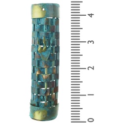 Weave-Mezuzah-with-Patina-12145G-1