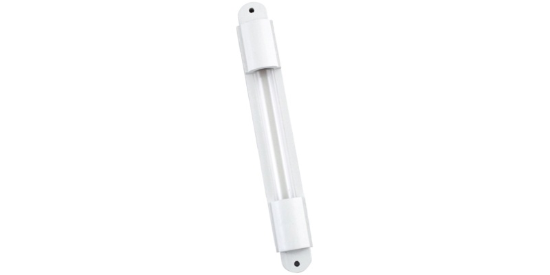 White Wooden Mezuzah With Glass Display - 2XL