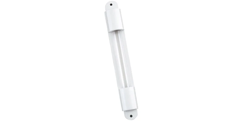 White Wooden Mezuzah With Glass Display - 2XL